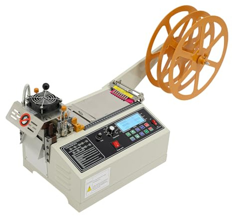 Coupe-sangle automatique 400 W chaud et froid avec température réglable et écran LCD, largeur de coupe de bande de fermeture éclair 1 à 98 mm