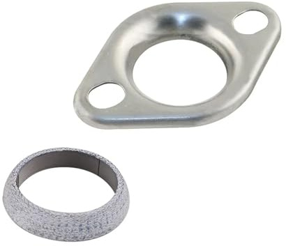 Tubo Scarico 1 Set Collettori Universali Con Flangia A Ciambella 2 Pollici, 2,5 Pollici E 3 Pollici, Guarnizione Scarico, Accessori Per Auto Acciaio Inossidabile(DFG76-GT76)