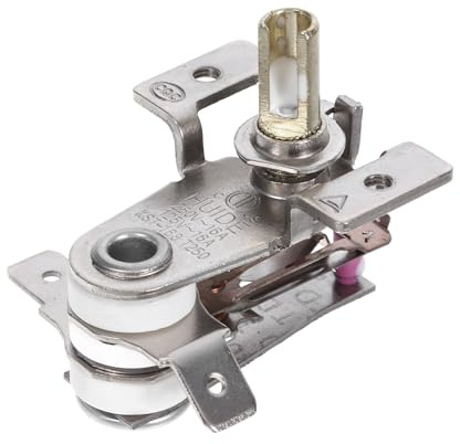 OSALADI Thermostat de Radiateur Électrique 16A 250V en Métal Régulateur de Température Haute Résistance Contrôle Précis pour Chauffage D’Appoint Domestique et Bureau Couleur Aléatoire