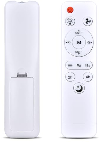 WKOLF Universal Replacement Remote Control Compatible with THINKKEEN OLX LITTARBY JTT AURALK Flarouch OSTIVE FanLito Elenhome AURALK FANSEXPERT KoolShiro Ceiling Fan with Lights
