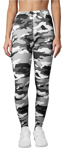 URBAN CLASSICS Leggings para Mujer, Camuflaje, Material Opaco, Elástico y Cómodo Tallas XS - 5XL