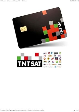 Carte TNTSAT Officielle HD durée 4 Ans/Livraison France Uniquement avec Suivi