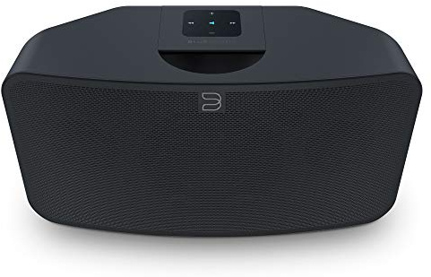 Bluesound Pulse MINI 2i Compact Wireless Multi-Room Smart Speaker with Bluetooth - Black - Compatible with Alexa and Siri