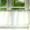 Varvara Home Tendine finestra a vetro - tende per cucina bagno - tendine finestra bistrot - tende da cucina corte - tende per finestre piccole - tenda lino bianca 60(l) x 45(a) cm