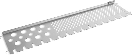 BURNHARD Edelstahl Multifunktions-Warmhalterost für Gasgrill Fat FRED, Chicken-Drumstick-Halter, 2.5 mm Materialstärke, Spülmaschinengeeignet