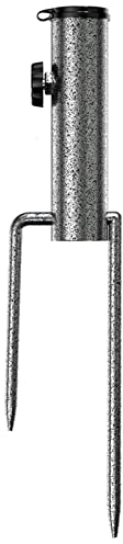 Mikytoper Support de parasol, support de parasol avec piquet pour parasol de plage/parasol/parasol de jardin/parapluie de pêche (une pièce)