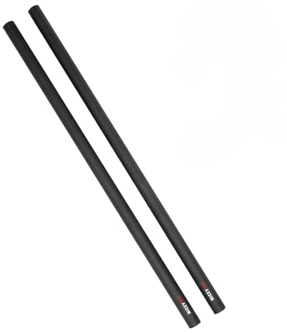 NICEYRIG 15mm Carbon Fiber Rods 16/40cm 15mm Rod Rail Support System, DSLR Shoulder Rig, Camera Stabilizer Cage, Matte Box, Base Plate