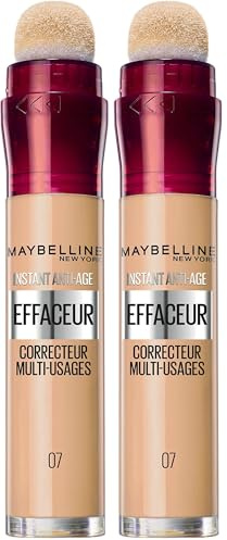 Maybelline New York - Anti-cernes/Correcteur Fluide - Instant Anti-Age L'Effaceur - Teinte : Sable (07) - 6,8 ml