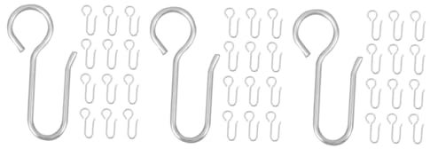 PRETYZOOM 180 STK Deckenhaken edelstahlhaken aufhängehaken Hanger Hook Gardinenhakenstifte Vorhangschienenhaken Kleiderbügel Kleiderständer Vorhänge Gardinenhaken Vorhanghaken für Schiene
