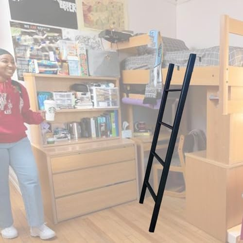 Escalera de litera para ahorrar espacio, duradera y resistente, ideal para dormitorio, loft, barco, caravana, ático y acceso a escaleras