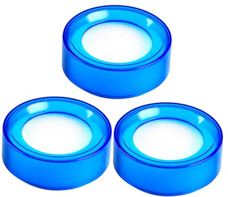COHEALI Finger Moistener Sponge Anti-Slip Design 3 Pcs for Counting Money Easy to Clean and Large Capacity Finger Wet Sponge Tools Suitable for Office and Bank Cash Handling