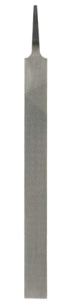 HARFINGTON Flat Coarse Cut File 10 Double Cut Teeth High Carbon Steel Hand Rasp File without Handle for Metal Wood Deburring Removing