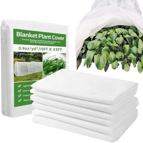 Generico Protezione Antigelo per Piante | Copripiante per Inverno,Telo da Sole per Climi Freddi | per Ortaggi Fiori Colture Arbusti Alberi da Frutto