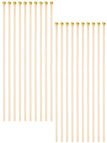 Tofficu 25 Pezzi Aste per Bandiere in Bambù 40 Cm, Aste Portabandiera Leggere e Portatili Superficie Liscia, Pennoni per Feste e Decorazioni Esterne, per Eventi e Pubblicità