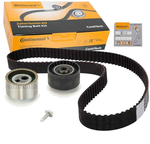 CONTITECH Kit de correa de distribución CT987K2 Número de dientes: 141 25mm Compatible con PEUGEOT 206 Fastback 2A/C 307 3A/C 307 SW 3H, CITROËN C4 I LC