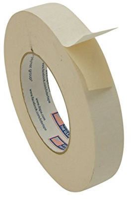 Intertape 591/BEIG136 591 Double Sided Flat back Paper Tape: 1 x 36 yd., Beige