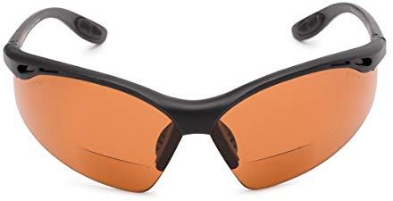 Bifocal Safety Reading Glasses, ANSI z87.1, Half Frame Reader, Driving Glasses, 1.5 US Driving Lens, 1.5 US