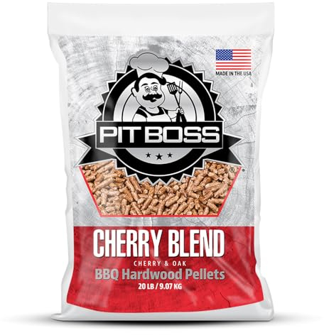 Pit Boss Grill Fuel All Natural Wood Pellets 9kg - Cherry Blend