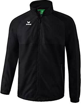 Erima Unisex Team Allwetterjacke, schwarz, L