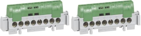 Legrand 4832 Bornier de terre 8x16mm2 (Lot de 2)