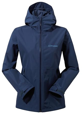 Berghaus Women's Bramblfell Interactive Gore-Tex Jacket | Waterproof Coat | Adjustable Waterproof Jacket, Dusk, 14