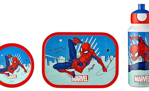 Mepal Set da Pranzo Campus, Pu e Lb e Fb, 'Spiderman'