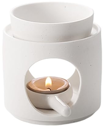 Duftlampe Ambiente Teelicht | Design Aromalampe Aus Keramik | Stövchen Für Ätherische Öle, Duftöl Und Duftwachs | Teelichthalter Aus Keramik