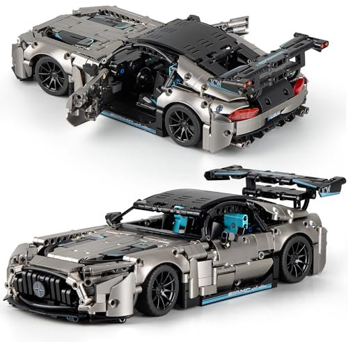 HIGH Godo Technik Auto Klemmbausteine, 1466 Teile 1:14 Supersportwagen Klemmbausteine, Rennauto Geschenke für Jugendliche ab 14 Jahren oder Erwachsene
