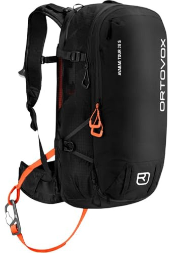 Ortovox Litric Tour 28L S Avalanche - Mochila para esquí de travesía y embarque dividido, Cuervo negro, One Size, Moderno, minimalista