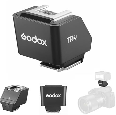 Godox TR-C TTL - Elevación de zapata de flash de 0 a 90 °, adaptador de zapata de flash de 30 mm de altura con elevación, compatible con flash de cámara Canon iT20C, iT22C, iT30proC