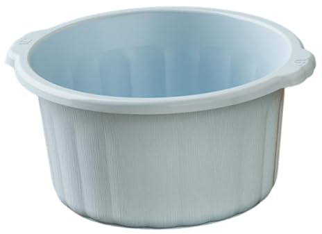 perfk Vasca per pediluvio per piedi in ammollo, pedicure, vasca per pediluvio, uso domestico, SPA, secchio per pediluvio portatile e robusto, Blu