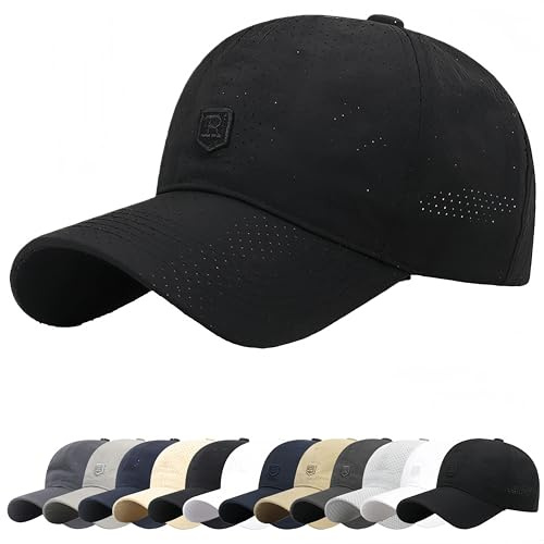 YKDLLF Cappello da Baseball Estivo da Uomo Cappellino Donna con Visiera Rete Traspirante ad Csciugatura Rapida, Cappellini da Corsa Regolabile Cappellino da Baseball da Uomo Traspirante