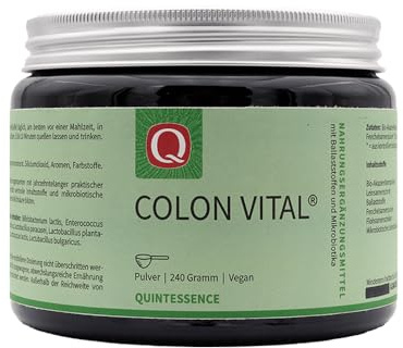 Bio Colon Vital Pulver Bio 240g, mit mikrobiotischen Kulturen,Quintessence