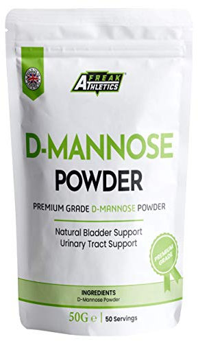D-Mannose Powder 50g by Freak Athletics - Scoop Included - Vegetarian & Vegan Friendly - Suitable for Men & Women - Made in The UK
