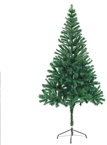 Árbol de Navidad Realista Artificial 150 cm 200 Ramas Pino Abeto Verde Natural