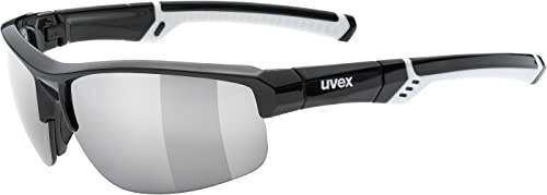 Uvex Brillen Sportbrille Sportstyle 229 black white/ltm.sil, Einheitsgröße