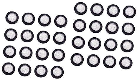 TEHAUX 80pcs Shower Hose Rubber Washer Stainless Steel Gasket for Plumbing Rubber Seal Ring for Shower Repair