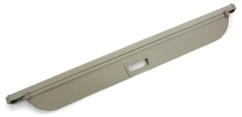 THRU Auto Kofferraumabdeckung Kompatibel Mit Für X5 E53 2002 2003 2004 2005 2006, Kofferraumabdeckung, Trennvorhang, Einziehbarer Sonnenschutz Für Die Laderaumabdeckung(Beige)
