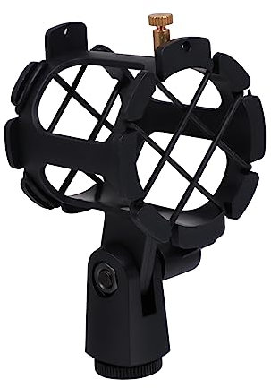 Toyvian Shock Mount Microphone Rack for Microphone Vibration Suspension Holder Mount for Recording Mic