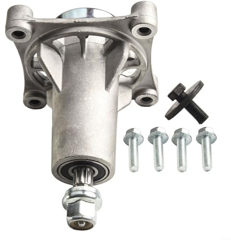 Ensemble de broche de tondeuse à gazon pour pont de 116,8 cm, 121,9 cm, 137,2 cm, compatible avec 187292 532187292 YTH22V42 YTH22V46 YTH24V48 YTS4000 GT6000 LT1000 Pro P55 4ZX