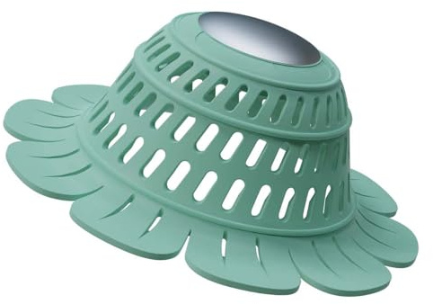 Abflusssieb Silikon, Abflusssieb Dusche, zusammenklappbar Abfluss Haarfänger, Haarsieb Dusche, Abfluss Sieb Sink Strainer, für Küche, Dusche, Badewanne
