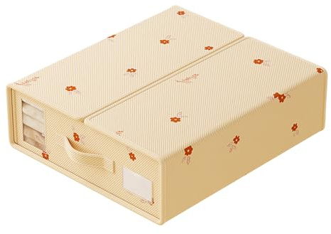 Scheda Fochi - Fogli, Supporto Per Biancheria Da Letto, Bidoni Grandi | Scatta Scatola Di Stoccaggio In Tessuto, Soluzione Per Armadio, Camera Da Letto, Appartamento, Dormitorio, Con Coperte Di Soluzi