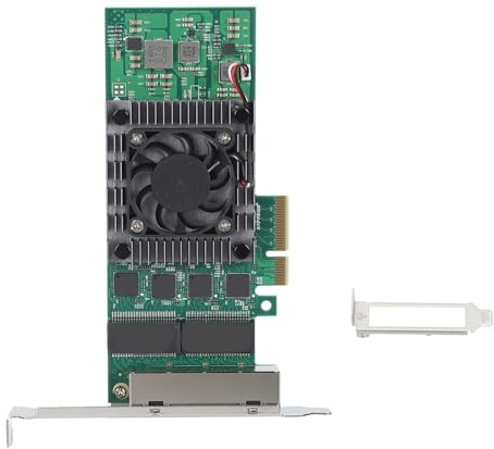 Tarjeta de Red PCIe de 4 Puertos 2.5 g de Alta Velocidad con el Chip i210 100/1000/2500mbps PCI Express Gigabit Ethernet Adaptador para servidores y entornos industriales