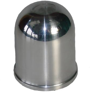 BITS4REASONS Aluminium Towball Cap – Black Protective Cover for Standard 50mm Tow Balls – Caravan, Trailer & Towing Accessory