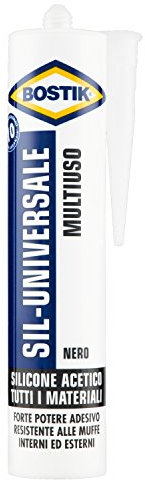SILICONE UNIVERSALE NERO ml.280 BOSTIK [BOSTIK ]