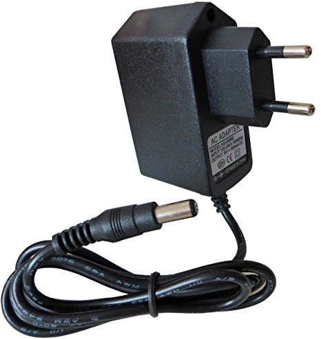 keepdrum 9V AC-Adapter Netzteil für Effektgeräte Steckernetzteil 600mA 5,5mm Hohlstecker Netzgerät Stecker