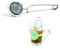 Cmp-Paris CMKA1436 INFUSOR TÉ Pinza, Metal, Gris, 16 x 3.6 x 4.60 cm