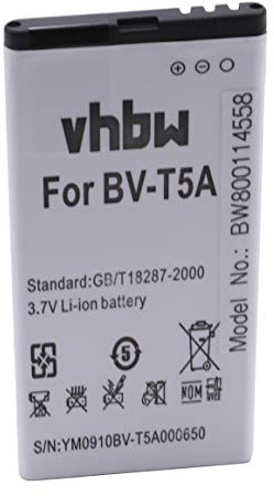 vhbw Akku kompatibel mit Nokia Lumia 730 Dual SIM, 738, 735, 730, 550, RM-1038, 735 Dual SIM Handy Smartphone Telefon (2200 mAh, 3,85 V, Li-Ion)