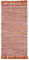 Luxor Living Alfombra Frida Algodón Fibra Natural Alfombra Tejida a Mano Color Naranja, 60 x 120 cm