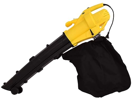 Syntrox Laubsauger Hamal Laubbläser & Häcksler mit Fangsack 3 in 1 Compact, Herbstgartenpflege, Laubsauger mit Häcksler, Gartenwerkzeug, Blätter entfernen